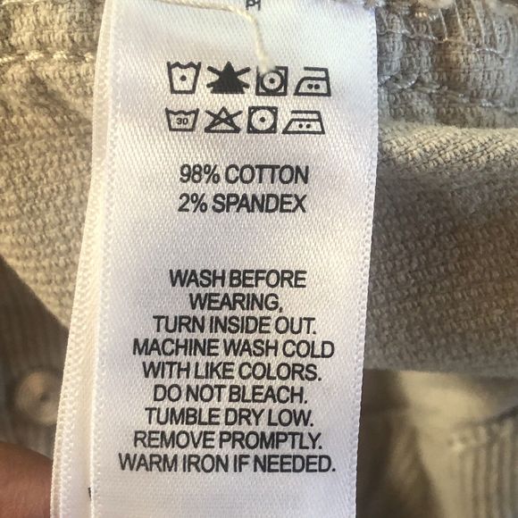 Jones New York Women's Skirt Tan Pocket Button Front Corduroy Size 6 - Picture 6 of 10